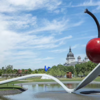 Spoon and cherry